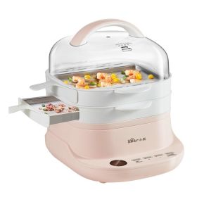 Bear Rice Roll Maker,6 Functions Food Steamer Double Layer With 9.5hour Preset,Multifunctional Chinese Breakfast Maker,3L